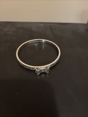 Kate Spade Silver Take a Bow Bangle